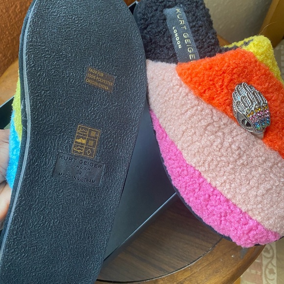 Kurt Geiger Multicolor Slippers with Embellishment - Picture 3 of 5
